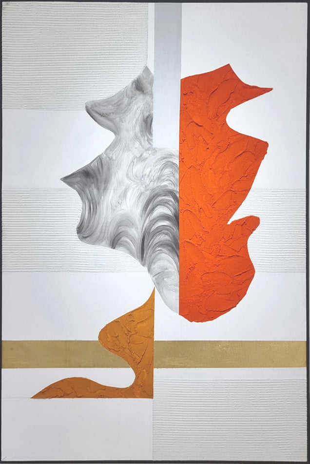 Gilded Harmony (Tangerine) Painted Originals