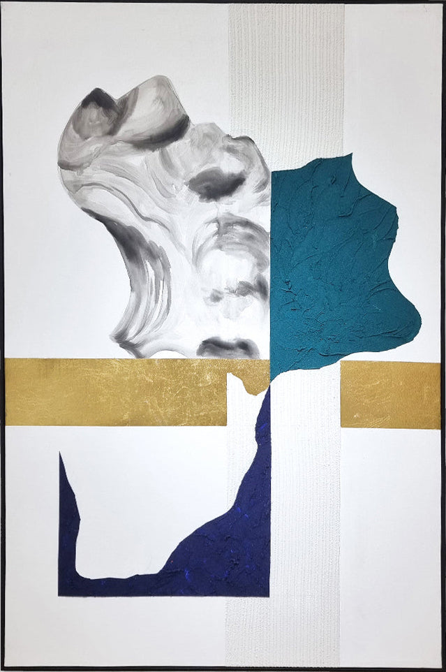 Gilded Harmony (Teal) Painted Originals