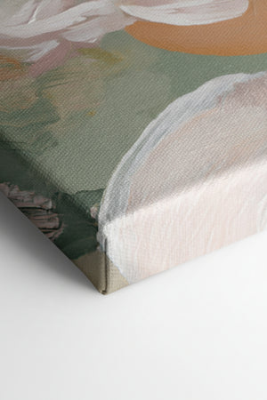 Soft Rustic Florals No1 Art Print