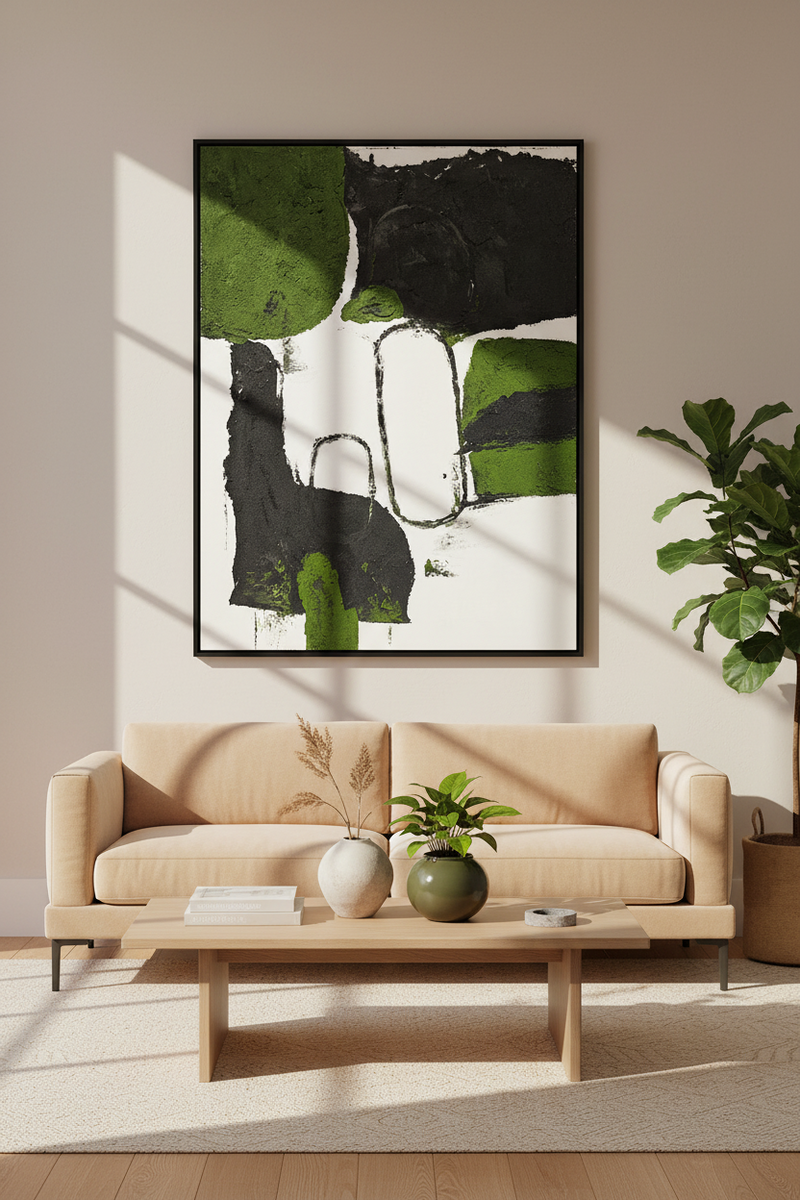 Grounded Forms Painted Originals