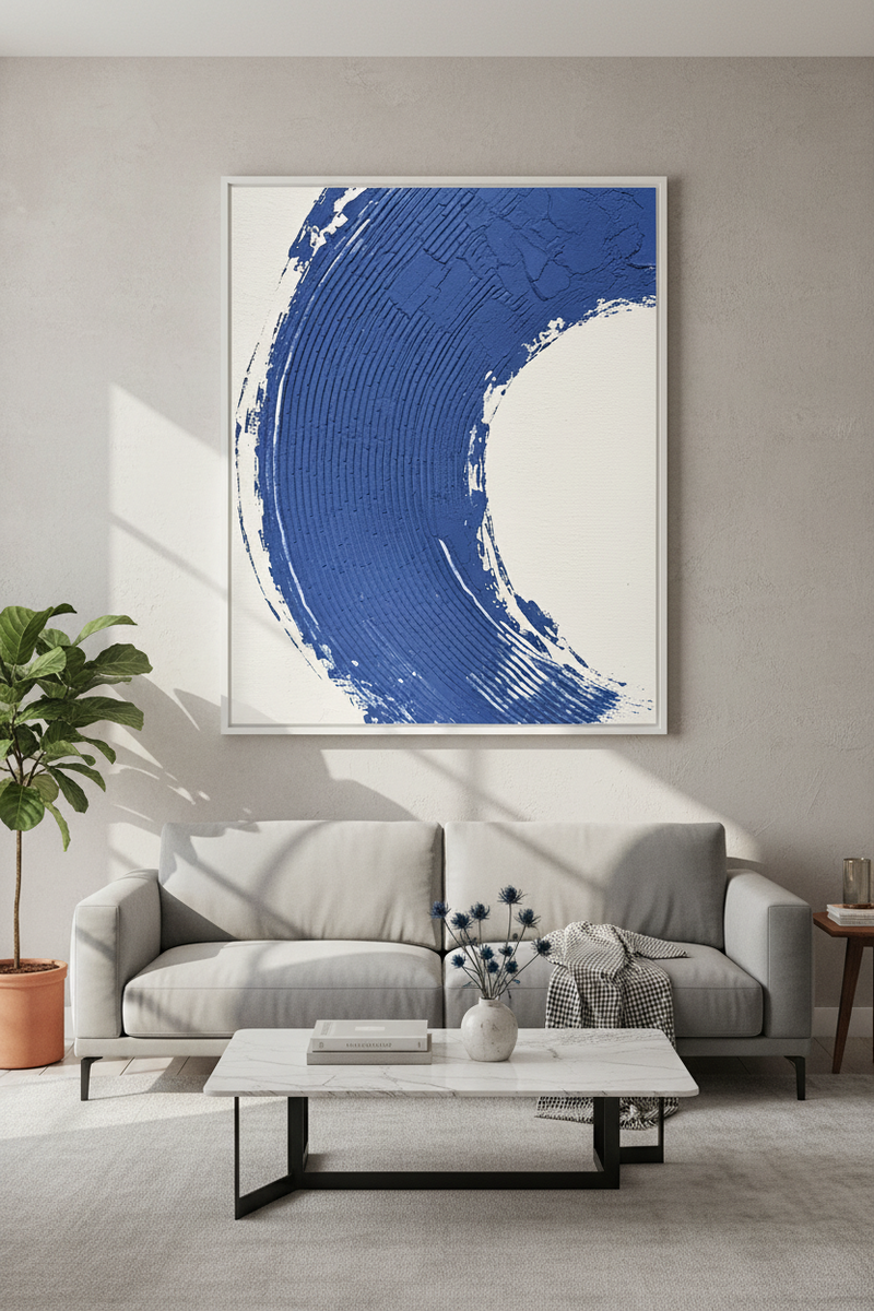 Cobalt Motion Painted Originals