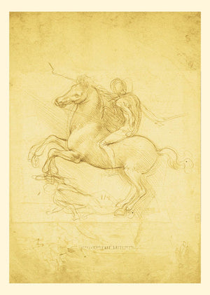 Study for the Equestrian Monument (c. 1503–1505) by Leonardo da Vinci Art Print