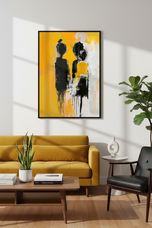 Between Us Art Print
