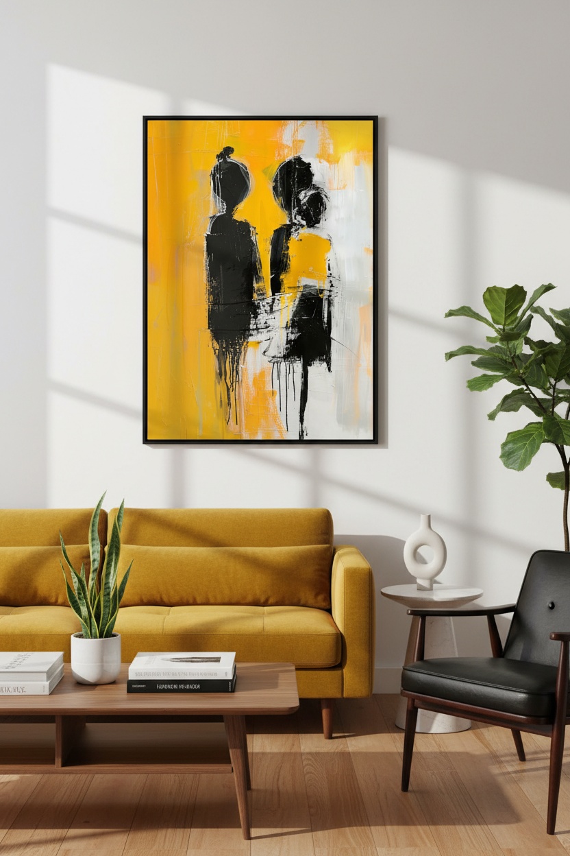 Between Us Art Print