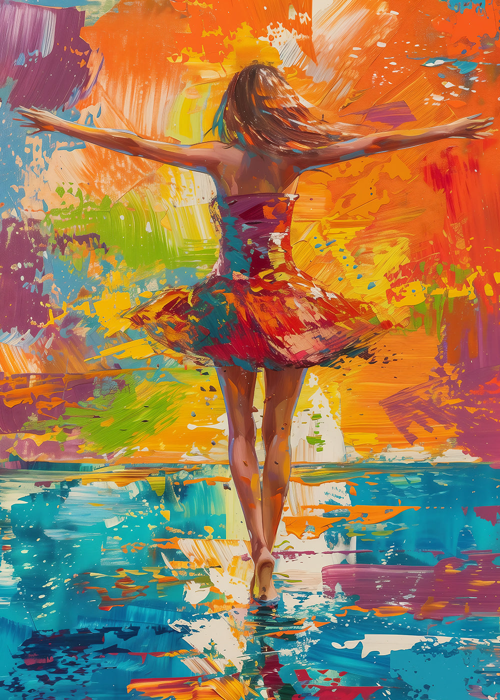 Chromatic Joy Art Print
