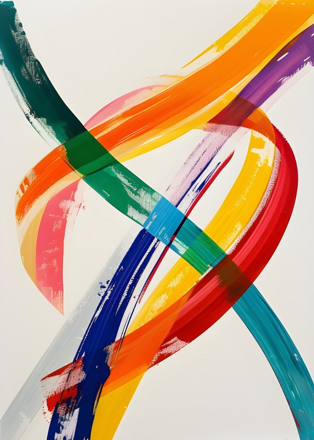 Chromatic Flow Art Print