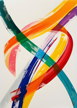 Chromatic Flow Art Print