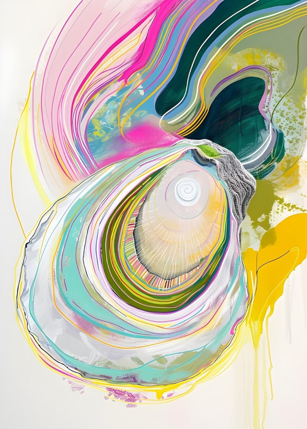 Chromatic Pearl Art Print