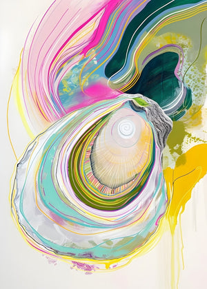 Chromatic Pearl Art Print