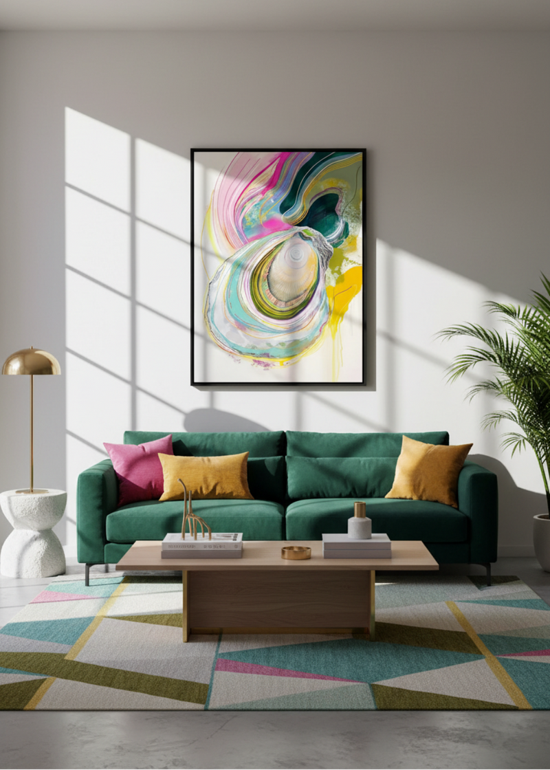 Chromatic Pearl Art Print