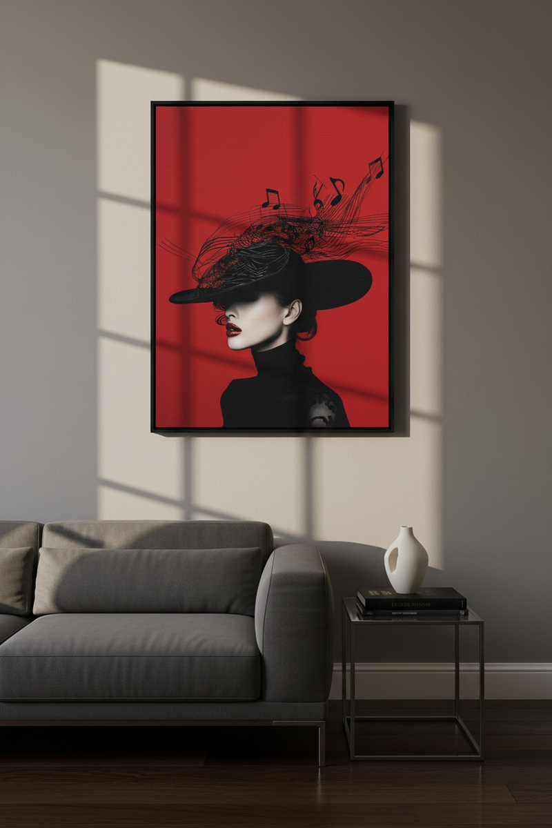 Crimson Sonata Art Print