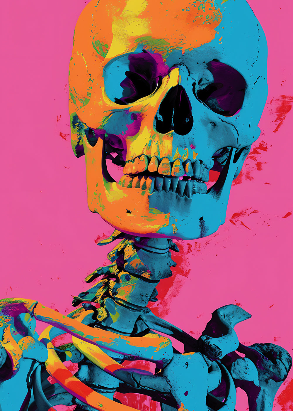 Electric Bones Art Print