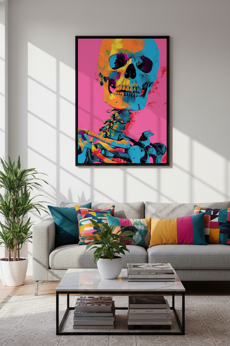 Electric Bones Art Print