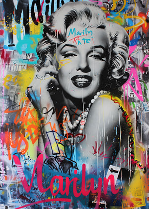 Marilyn Monroe Remix Art Print