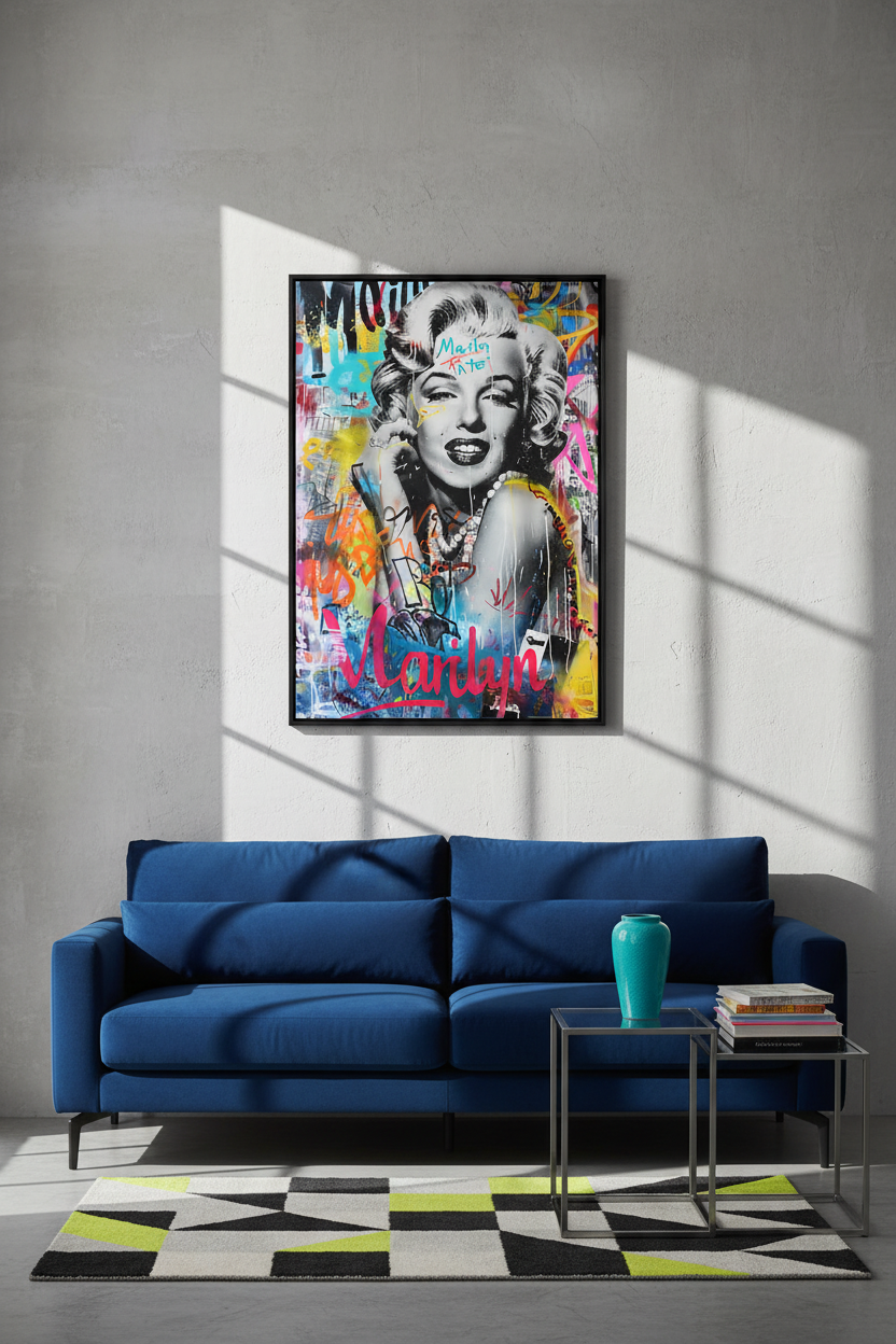 Marilyn Monroe Remix Art Print