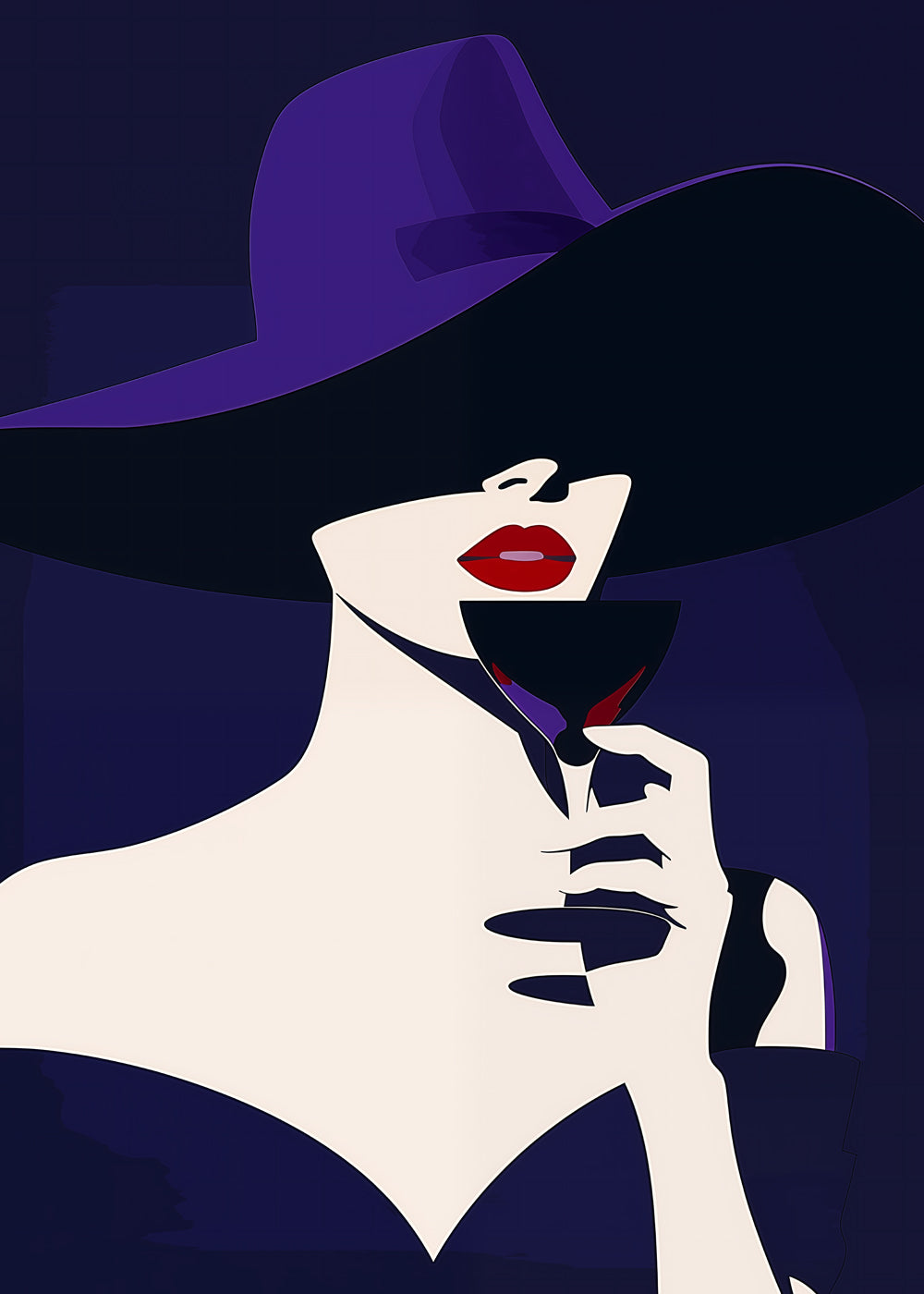 Midnight Allure Art Print
