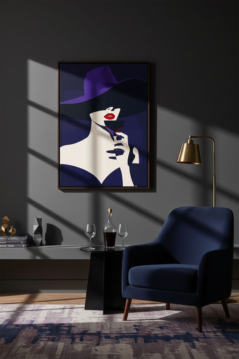 Midnight Allure Art Print