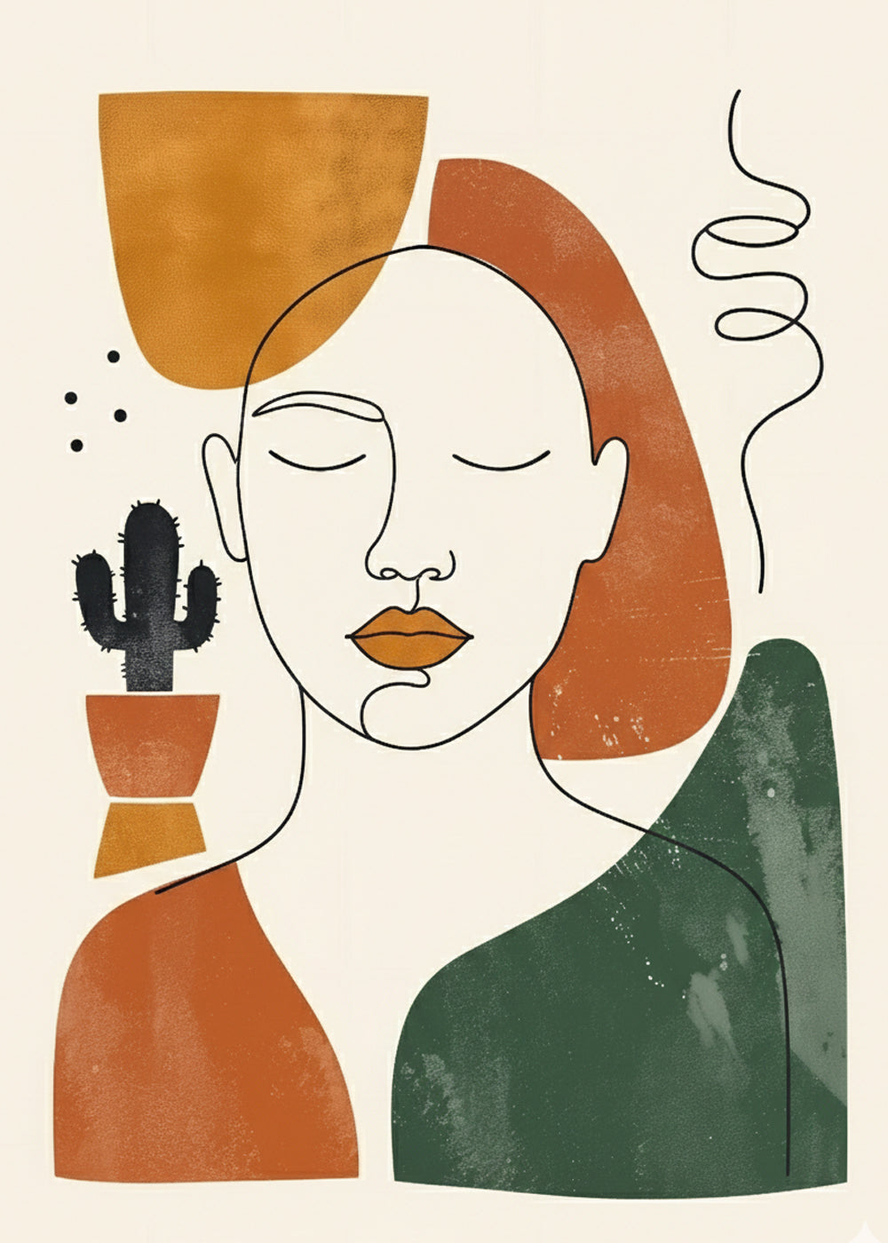 Modern Muse Feminine No 2 Art Print
