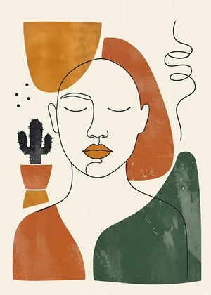Modern Muse Feminine No 2 Art Print