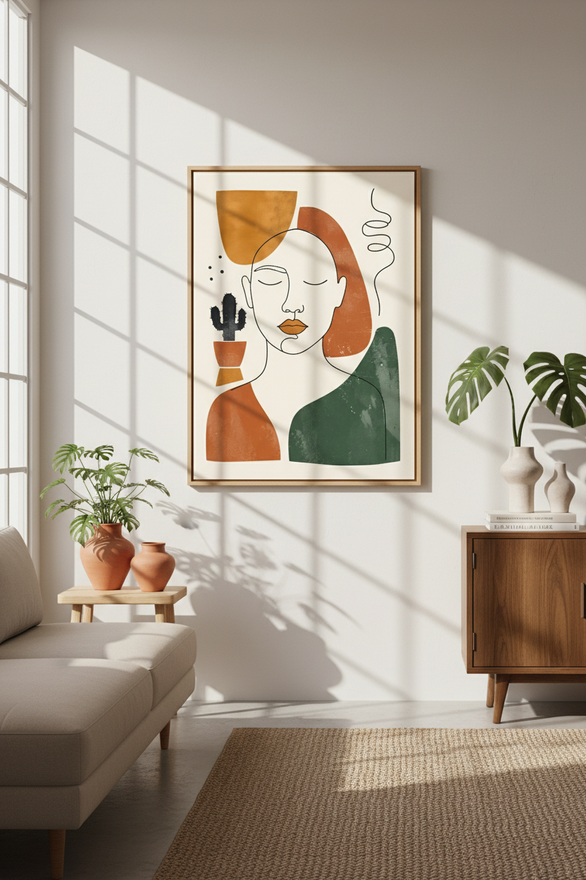 Modern Muse Feminine No 2 Art Print