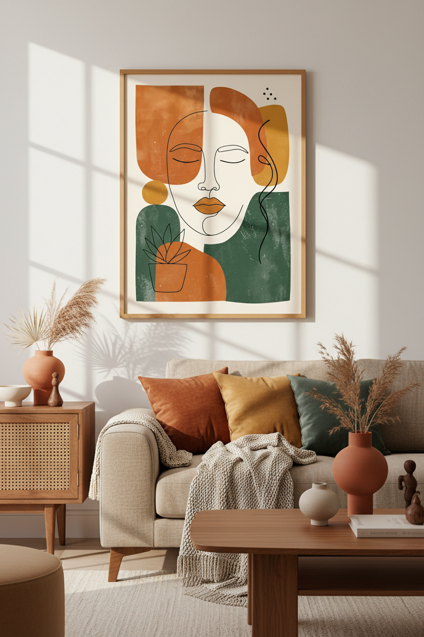 Modern Muse Feminine No 3 Art Print