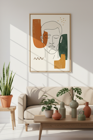 Modern Muse Masculine No 1 Art Print