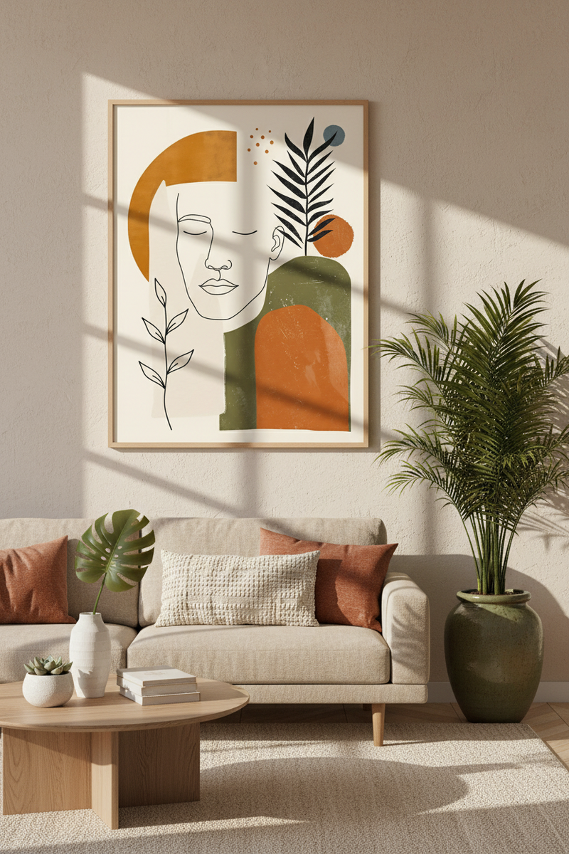 Modern Muse Masculine No 2 Art Print