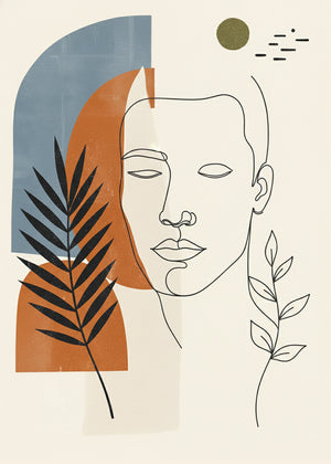 Modern Muse Masculine No 3 Art Print