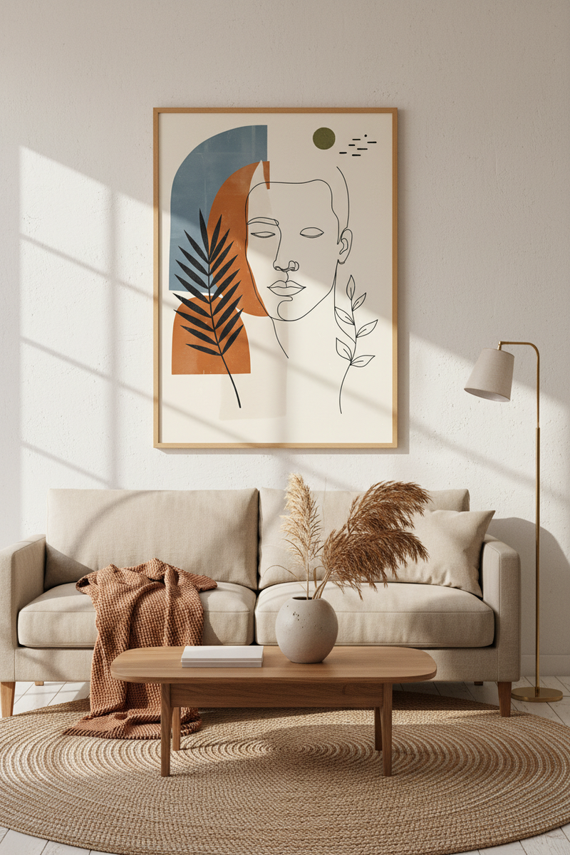 Modern Muse Masculine No 3 Art Print