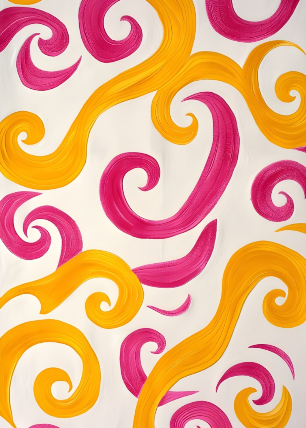 Pink Current No 4 Art Print