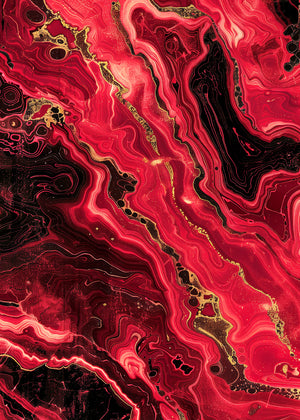 Scarlet Inferno Art Print
