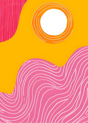 Pink Current No 1 Art Print