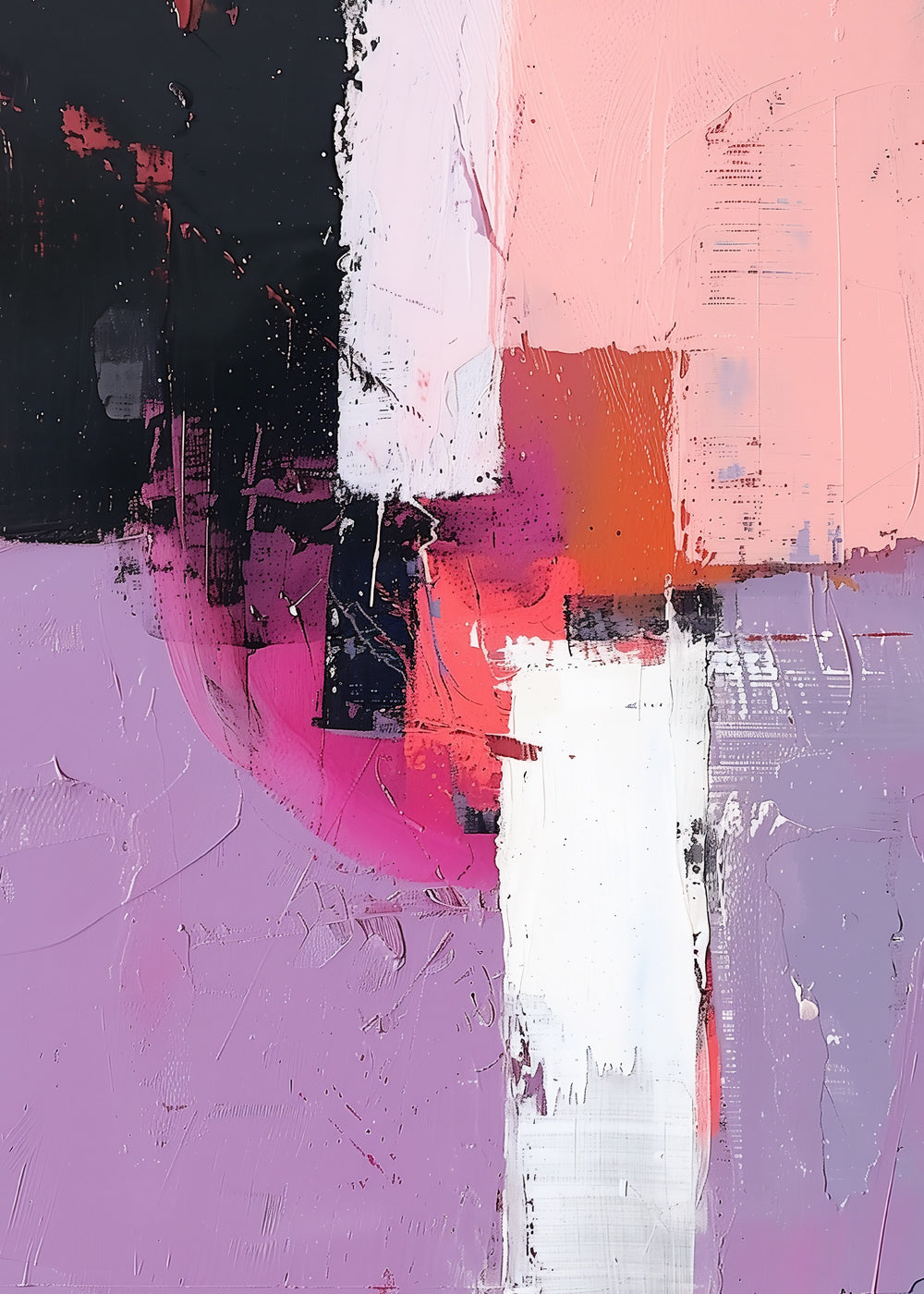Violet Tension Art Print